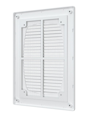 Решетка вентиляционная П сетка разъемная 185х255 пластик ERA