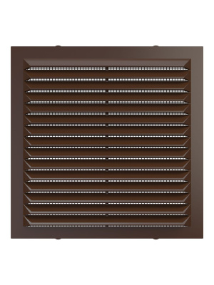 Решетка вентиляционная С сетка 138х138 пластик Brown ERA
