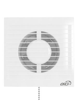 Вентилятор накладной E D125 сетка тяг.выкл. ERA