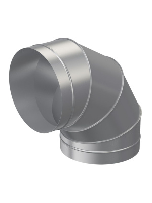 Отвод OTG D250 90° оцинк.сталь ERA PRO