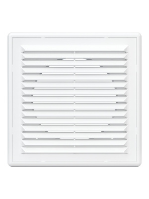 Решетка вентиляционная RF. фланец D100 разъемная 150x150 пластик ERA