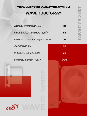 Решетка вентиляционная С сетка 138х138 пластик ERA