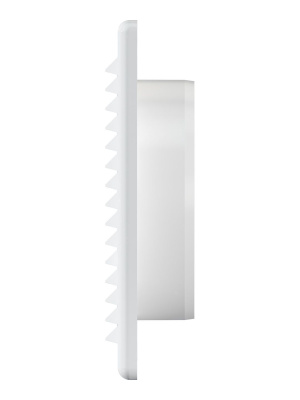 Решетка вентиляционная RF. фланец D100 разъемная 150x150 пластик ERA