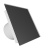 Панель AEON D100/125 179х179 стекло матовое Black classic черное DICITI